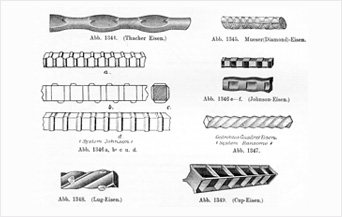 Stahlbeton historische Details